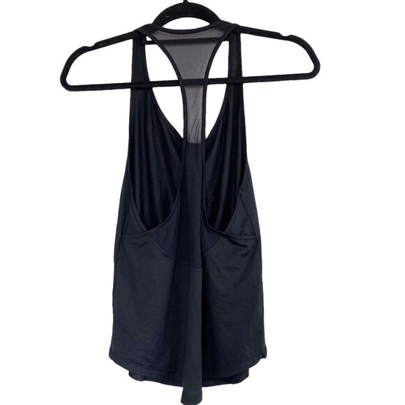 Under Armour Mesh Back Round Hem Tank Black - Picture 3 of 5
